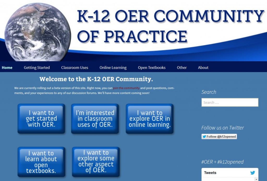 Introducing the K12 OER COP! K12 Open Ed